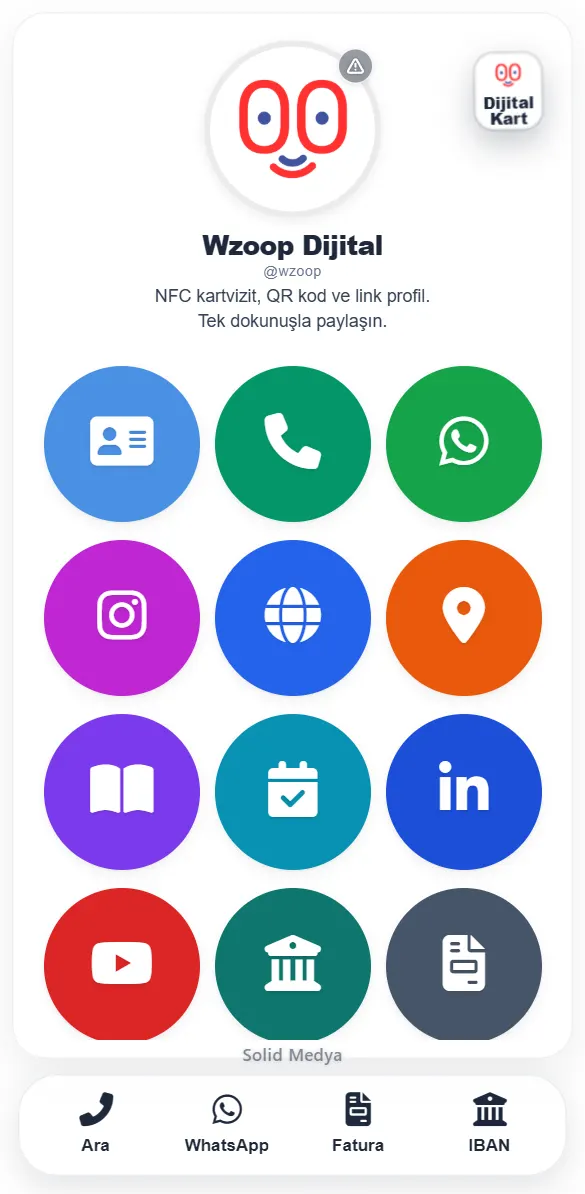 Wzoop profil teması: Kabarcık, Beyaz